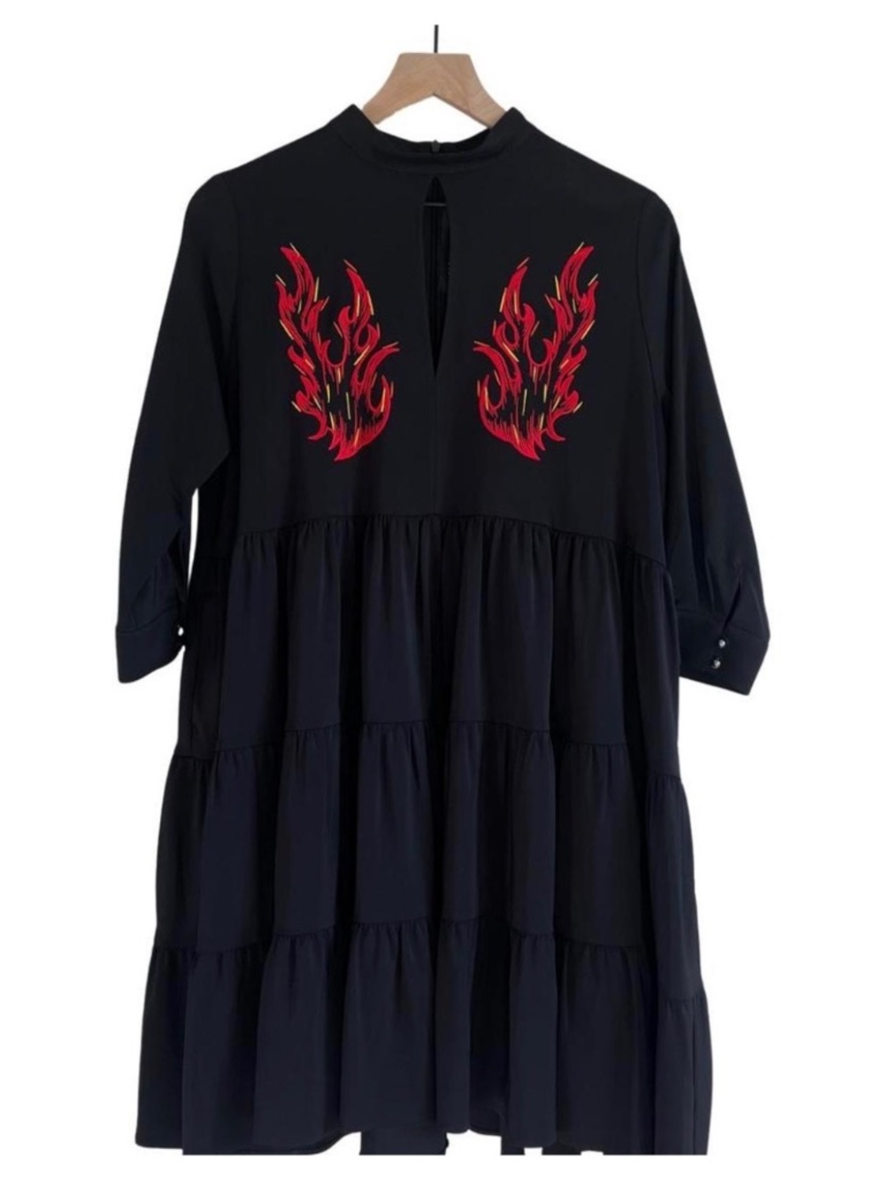 Marcell Von Berlin Black Flame Dress